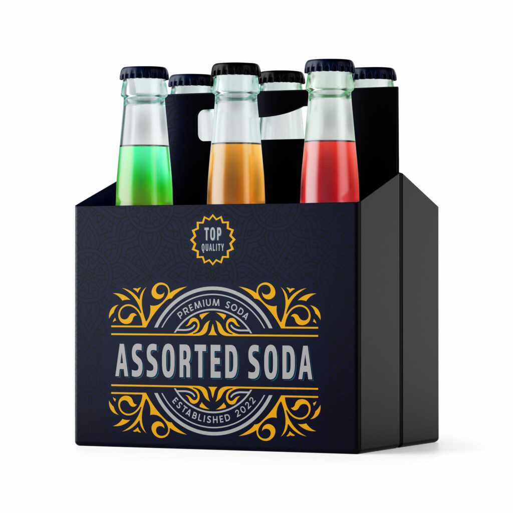 6 Pack of Fruit Soda